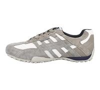 Geox Uomo Snake K, Zapatillas para Hombre, Blanco (Ice/White), 43 EU