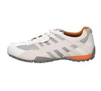 Geox Uomo Snake K, Zapatillas para Hombre, Blanco (Optic White), 43 EU