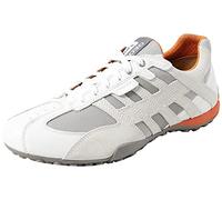 Geox Uomo Snake K, Zapatillas para Hombre, Blanco (Optic White), 48 EU