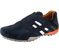 Geox Uomo Snake L, Zapatillas para Hombre, Azul (Navy 4C4002), 43 EU
