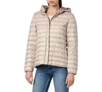 Geox W Jaysen Short Jkt Chaqueta, SIMP Taupe/Pumice ST, 46 para Mujer