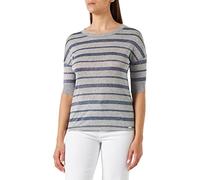 Geox W T-Shirt Camiseta, Sargasso Sea/Vapor B, XL para Mujer