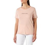 Geox W T-Shirt Camiseta, Whip Melocotón, L para Mujer
