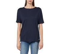 Geox W T-Shirt R/N Camiseta, Azul Marino, S para Mujer