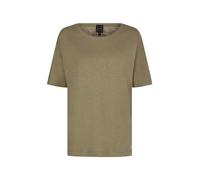 Geox W T-Shirt R/N Camiseta, Verde Oliva, M para Mujer