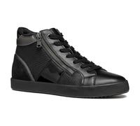 Geox Women's D Blomiee F Sneaker, Black, 2 UK