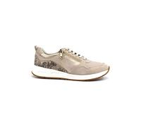 Geox Women's D Bulmya Sneaker, Lt Gold Lt Taupe, 2 UK