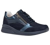 Geox Women's D Haleney a Platform, Navy, 37 EU