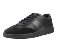 Geox Women's D Meleda B Sneaker, Black, 42 EU
