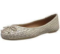 Geox Women's D Palmaria Ballet Flat, Gold, 36 EU