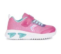 Geox Women's J Assister Girl a Sneaker, Fuchsia Aqua, 12.5 UK