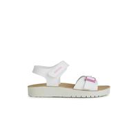 Geox J Sandal Costarei Gi, Sandalia, Blanco, 28 EU