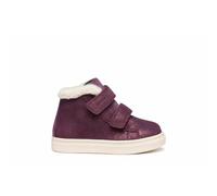 GEOX Zapatillas altas de piel Nashik. Color Violeta