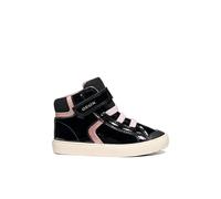 GEOX Zapatillas altas transpirables, GISLI. Color negro/rosa