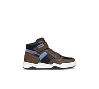 GEOX Zapatillas altas transpirables, PERTH. Color Marrón Oscuro