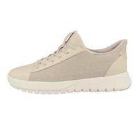 Geox Zapatillas bajas D Flextride Plus para mujer, beige, 37 EU
