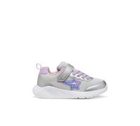 GEOX Zapatillas con cordones elástics SPRINTYE. Color plata/violeta