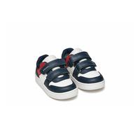 GEOX Zapatillas con tiras autoadherentes Eclyper. Color azul marino/blanco