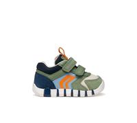 Geox Zapatillas para bebé B IUPIDOO Boy D, Color Oliva/Azul Marino, Talla 20 EU