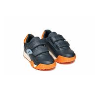 GEOX Zapatillas con velcro transpirables Rann-E. Color Azul Marino/Naranja