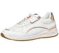 Geox Zapatillas D Bulmya B para Mujer, Color Blanco/LT Dorado, Talla 41 EU