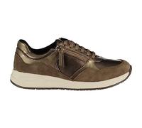 Geox Zapatillas D Bulmya B para Mujer, Dk Taupe, 37 EU