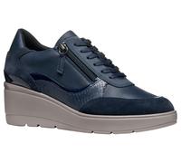 Geox D Ilde, Zapatillas Mujer, Azul, 39 EU