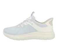 Geox Zapatillas D Plummery Plus B para Mujer, Cristal y Blanco, Talla 38 EU