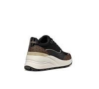 Geox Zapatillas D Spherica Ec13 A para Mujer, Negro, 41 EU