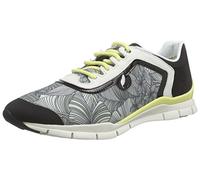Geox Zapatillas D Sukie B para Mujer, Multicolor Lt Grey Blackc0060, 36 EU