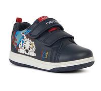 Geox Zapatillas de bebé B New Flick Boy A para niño, Navy White, 20 EU