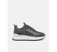 Geox Zapatillas de mujer bajas tipo running amortiguadas cuello calcetín. Gris 38