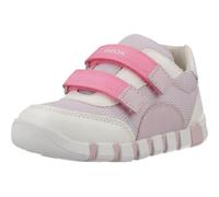 Geox Zapatillas de niña B Iupidoo Girl A, Blanco/Morado, 21 EU