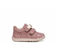 Geox Zapatillas de piel con tiras autoadherentes para los primeros pasos Macchia. Talla 25. Color Rosa