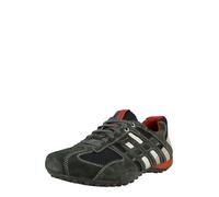 GEOX Zapatillas deportivas bajas 'UOMO SNAKE' antracita / gris claro / gris oscuro / naranja oscuro 40 antracita / gris claro / gris oscuro / naranja oscuro