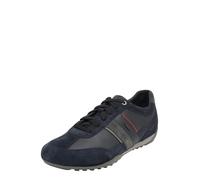 Geox U Wells C, Sneakers Hombre, Multicolor Navy Dk Burgundy, 46 EU