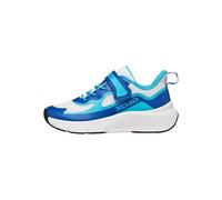 Geox Zapatillas deportivas de niño PRO-Ran J65P7F, blanco y azul, con tirón, ergonómicas y amortiguadas, Blanco y azul., 25 EU