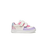 GEOX Zapatillas deportivas transpirables con velcro ECLYPER. Color blanco/lila