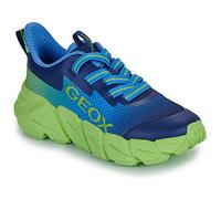Geox J FLEXYPER Fast Boy - Zapatillas Deportivas LT Blue/Lime, Talla 30 EU