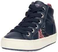 Geox Zapatillas J Kalispera Girl B para niña, Navy Dk Pink, 35 EU