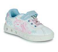 Geox - J Skylin Girl A, Zapatillas Niñas, White/Pink,