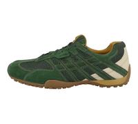 Geox Zapatillas originales para hombre U Snake, verde, 42 EU