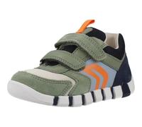 Geox Zapatillas para bebé B IUPIDOO Boy D, Color Oliva/Azul Marino, Talla 24 EU