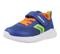 Geox Zapatillas para bebé B Sprintye Boy C, Color Azul y Naranja, Talla 24 EU