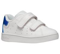 Geox Zapatillas para bebé niña B ECLYPER Girl A, Color Blanco/Azul, Talla 20 EU