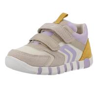 Geox Zapatillas para bebé niña B IUPIDOO Girl C, Beige/Lila, Talla 24 EU
