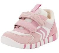 Geox Zapatillas para bebé niña B IUPIDOO Girl C, Color Rosa/Blanco, Talla 20 EU
