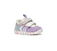 Geox Zapatillas para bebé niña B IUPIDOO Girl C, Lavanda/Blanco, Talla 24 EU