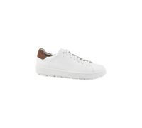 Geox Zapatillas para hombre Spherca ECUB en piel lisa blanca, Blanco, 41 EU