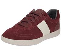 Geox U Rieti A, Zapatillas Hombre, Wine Lt Grey, 43 EU